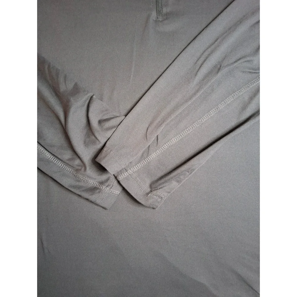 Eddie Bauer Mens XL‎ FreeDry Quarter Zip Pullover Gray Long Sleeve Golf Hiking